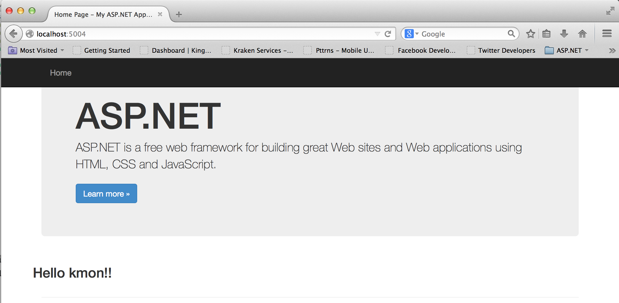 web screen shot