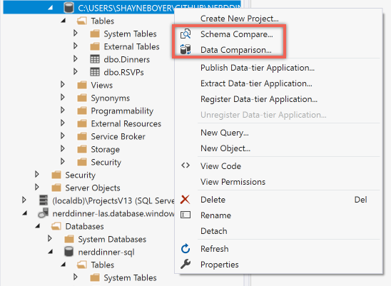Schema Compare