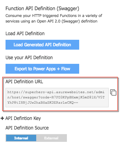 api url