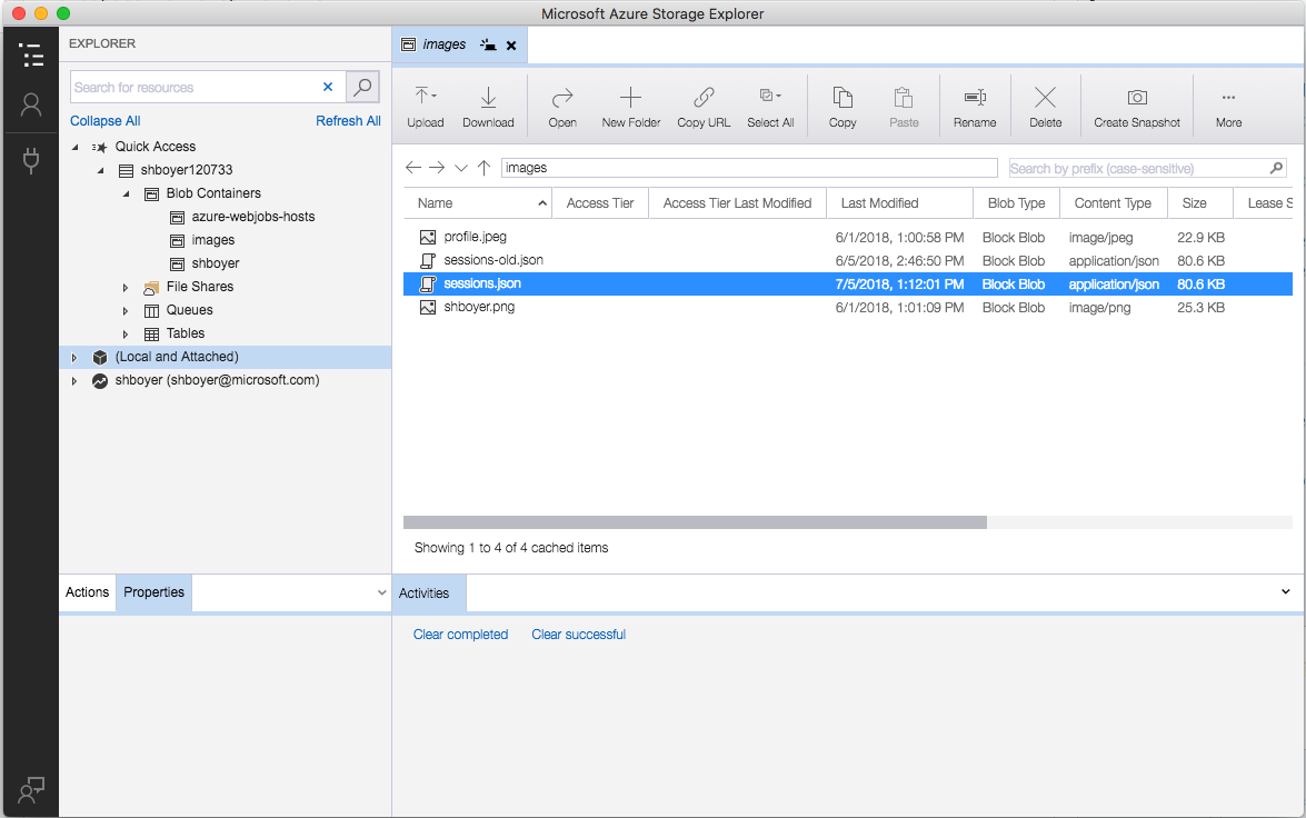 Storage Explorer