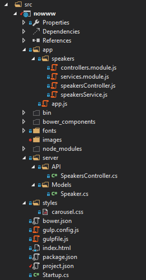 app structure
