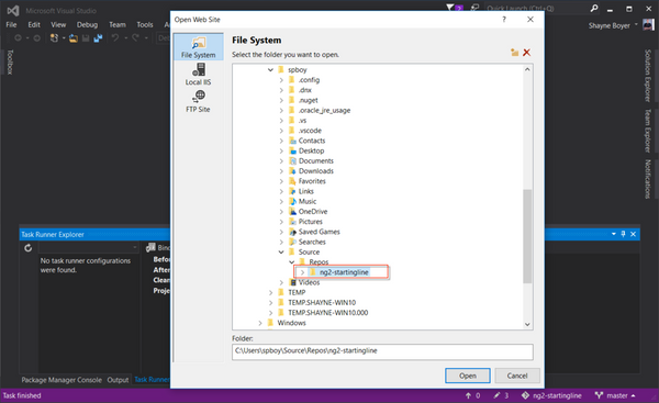 How To: Visual Studio 2015 & Angular 2